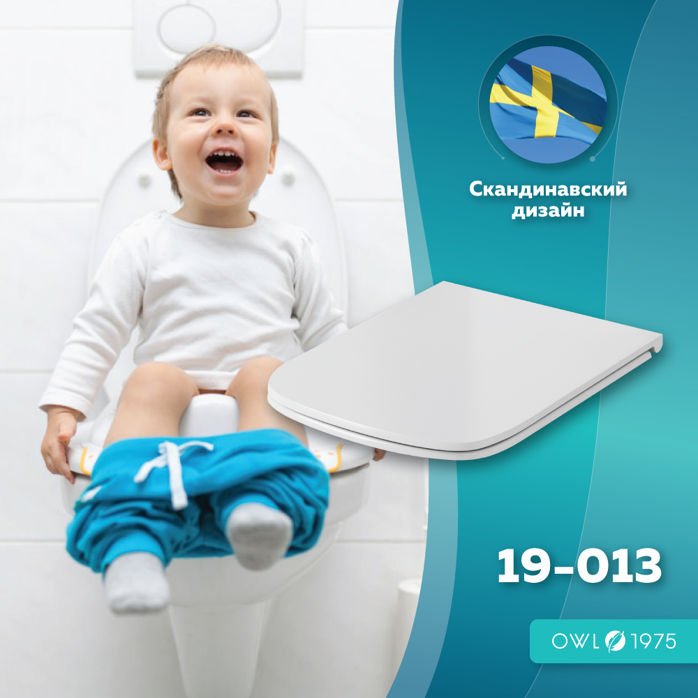 Крышка с сиденьем DP микролифт для унитаза OWLT200901